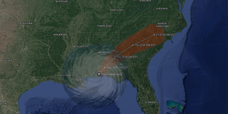 Emergency Response and Recovery During Hurricane Sally